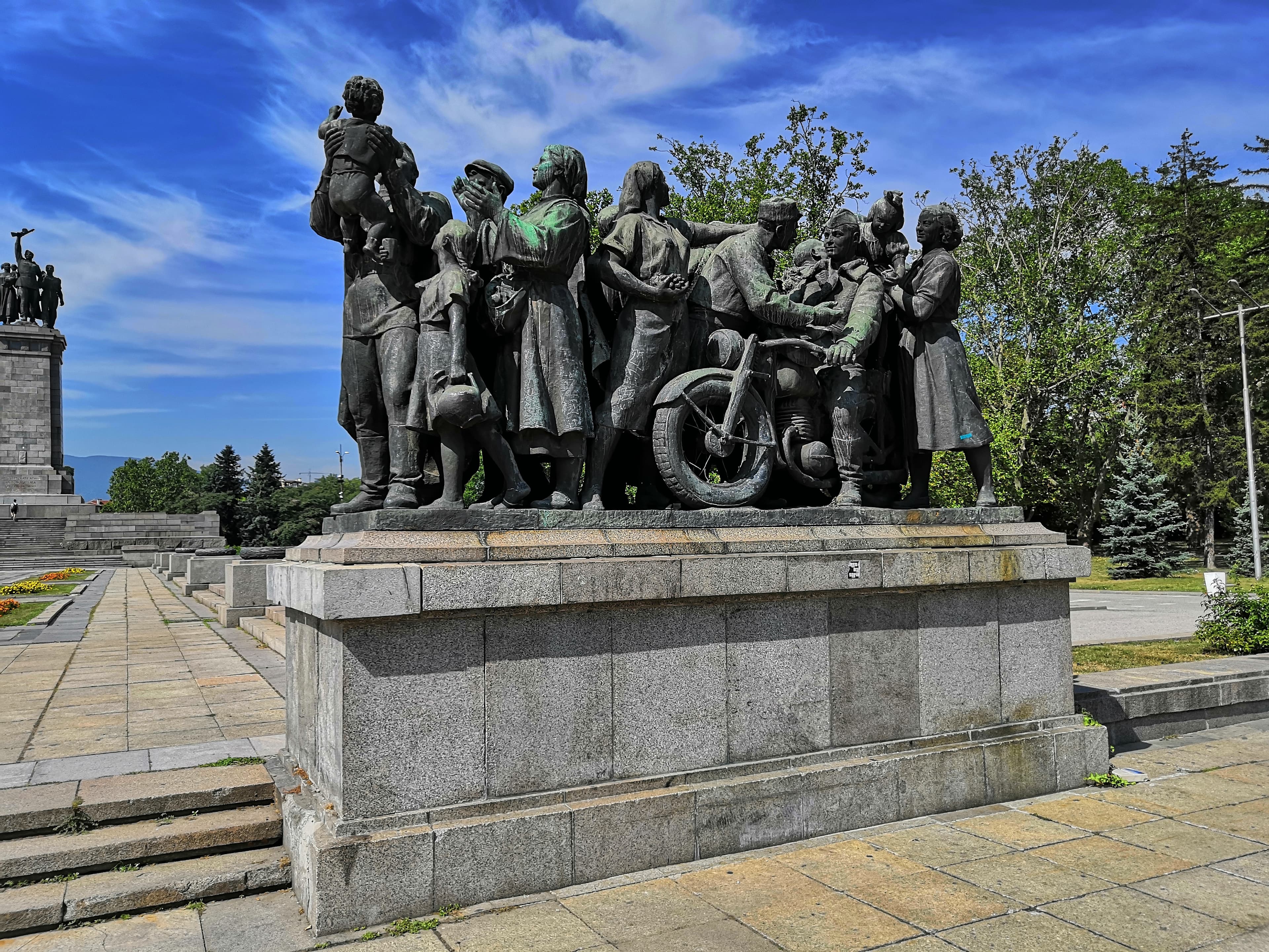 Monuments in the park